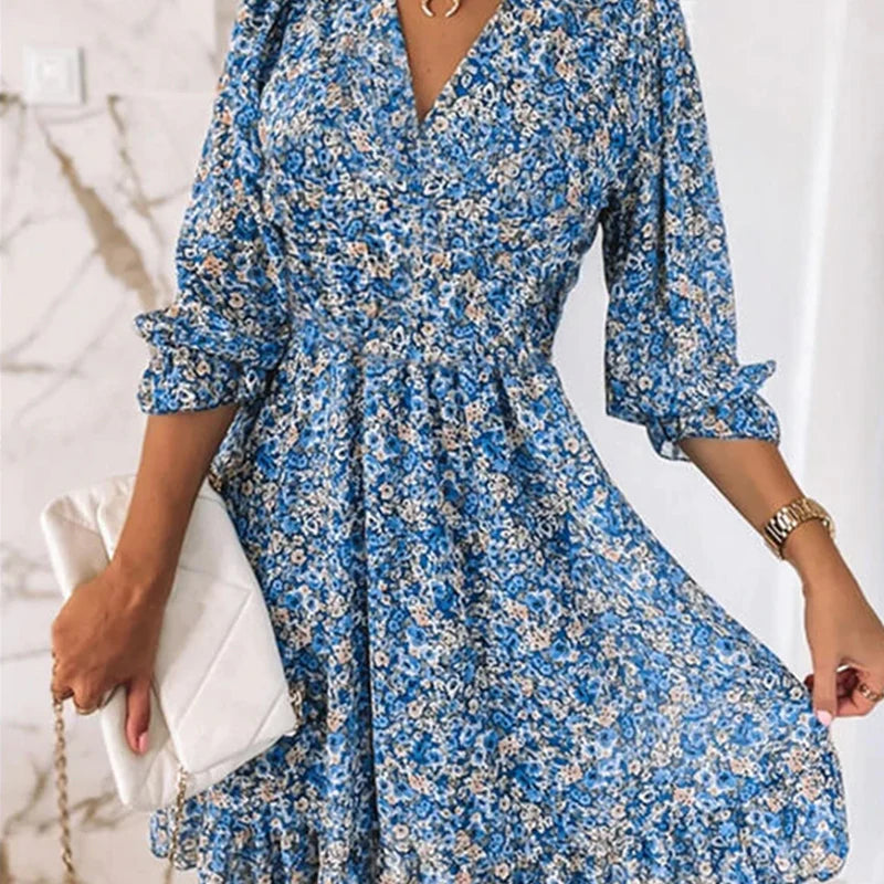 ADDISON - Elegant Floral Dress