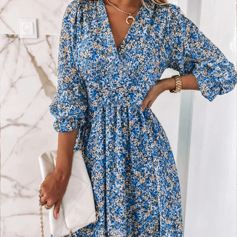 ADDISON - Elegant Floral Dress