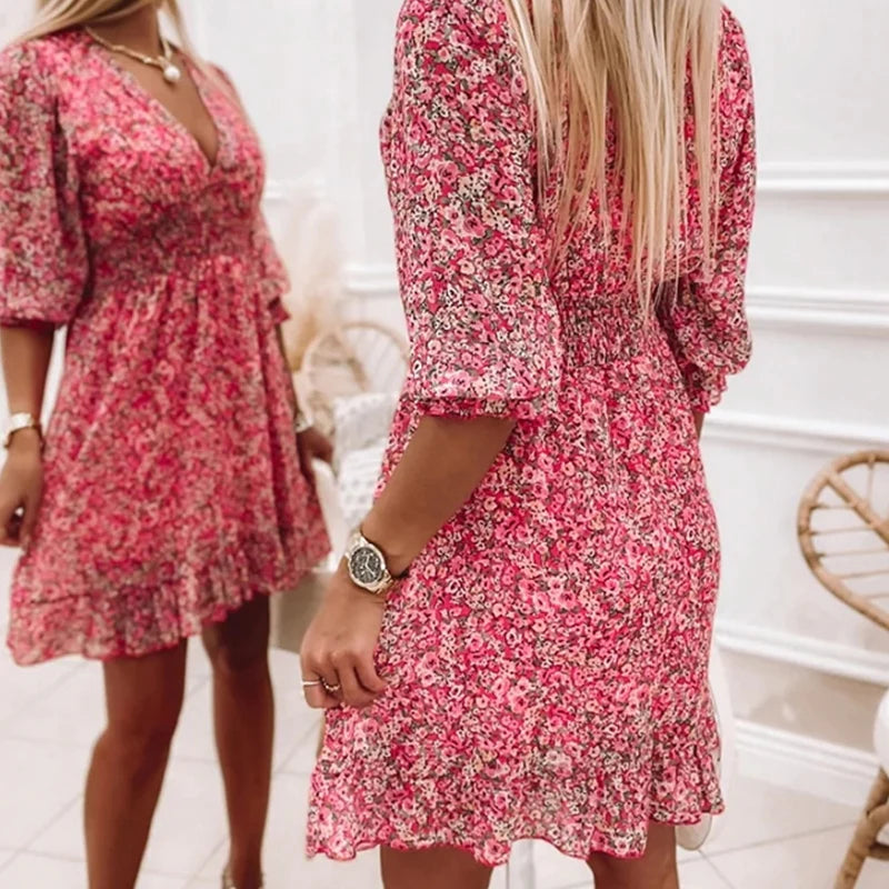 ADDISON - Elegant Floral Dress